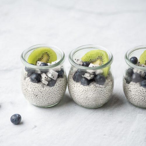 cashew milk recipe with chia seed pudding