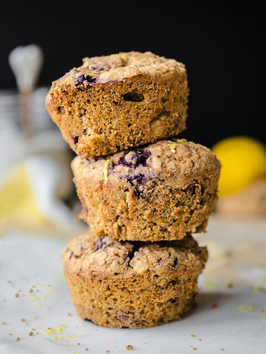 Lemon Chia Seed Muffins Plant Based Recipes By Ashley Madden 