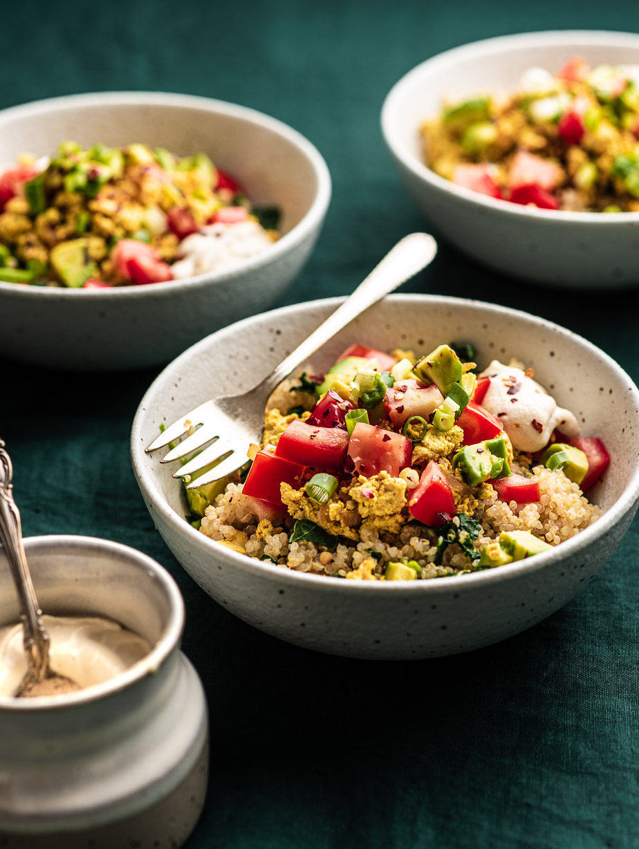 Mexican Tofu Scramble Bowls Plant Based Recipes By Ashley Madden