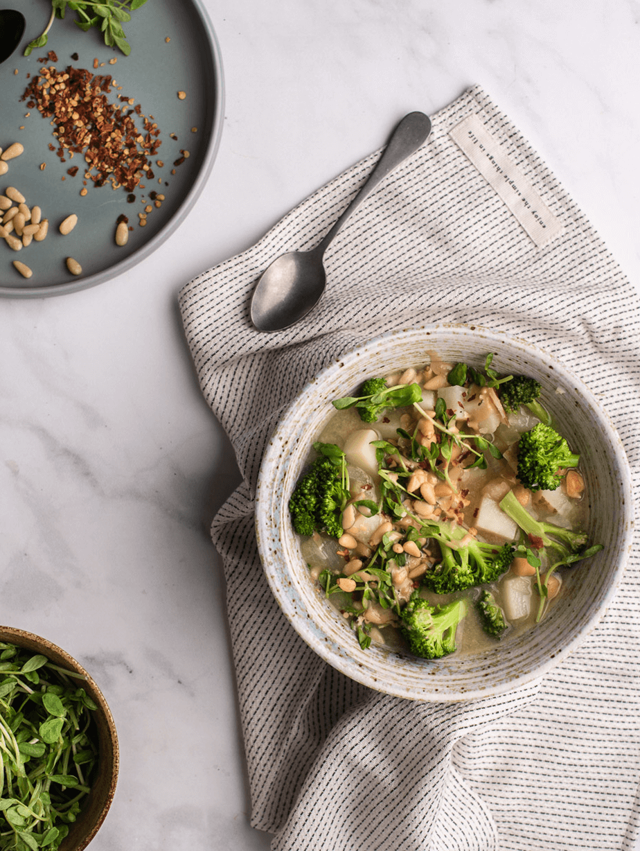 Healthy Miso Ramen with Chicken - Ahead of Thyme