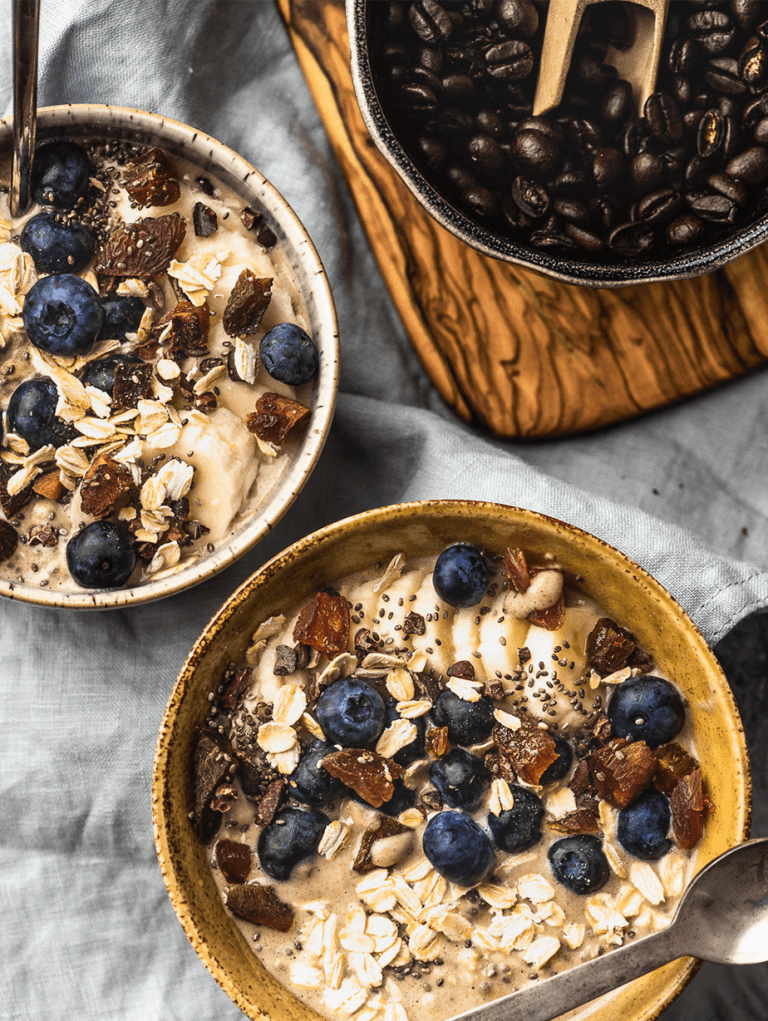 Cappuccino Overnight Oats | Plant-Based Recipes by Ashley Madden