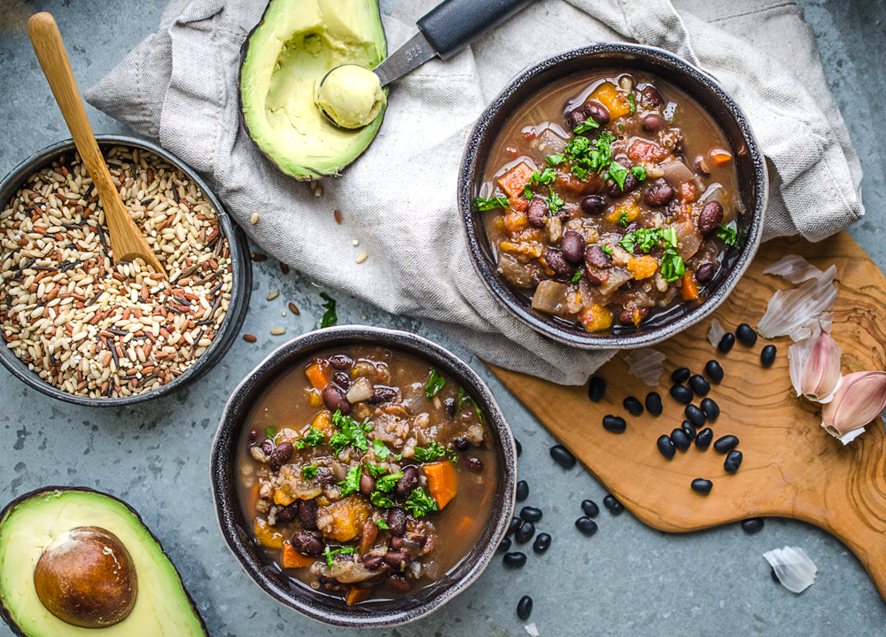 Slow Cooker Black Bean Soup - Bean Recipes