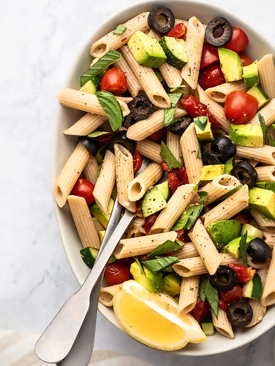 Oil-Free Vegan Pasta Salad | Plant-Based Recipes by Ashley ...