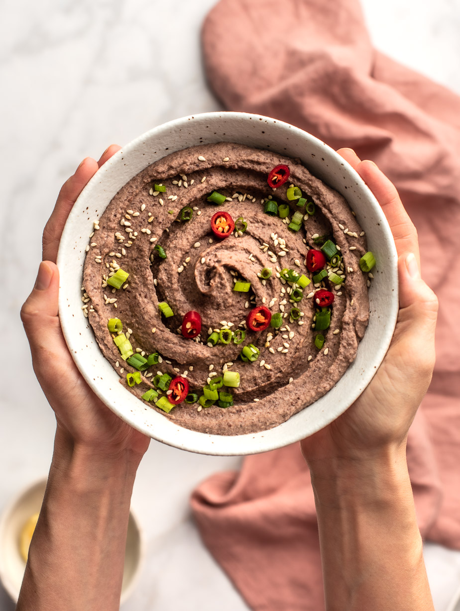 Adzuki Bean Hummus PlantBased Recipes by Ashley Madden