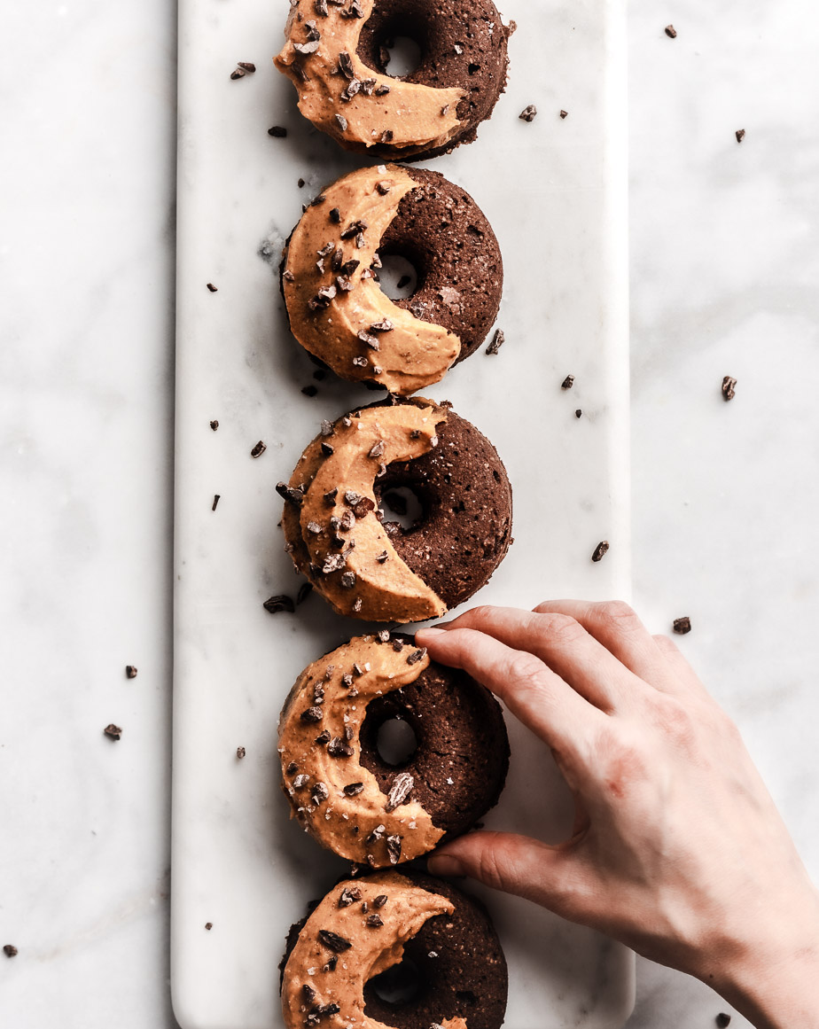Baked Vegan Chocolate Donuts PlantBased Recipes by