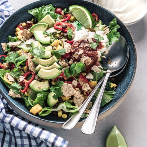 the best vegan taco salad