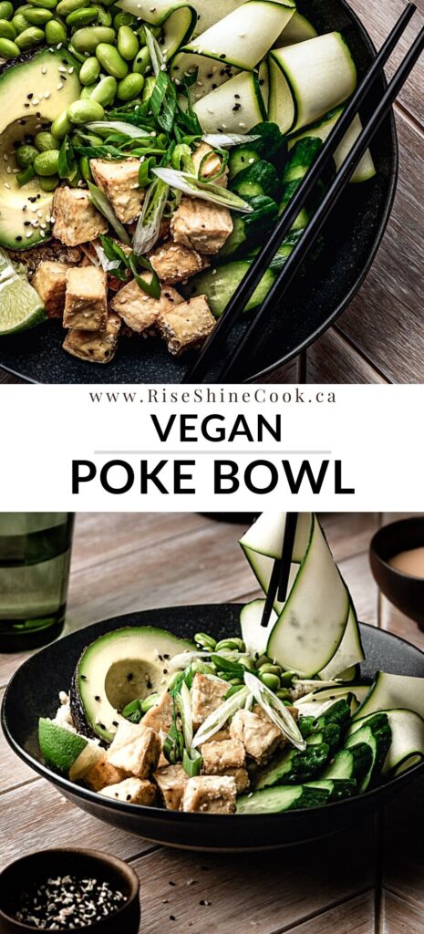 Vegan Poke Bowl with SunButter Sauce - Flora & Vino