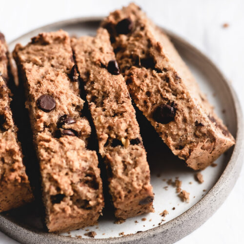 vegan spelt banana bread