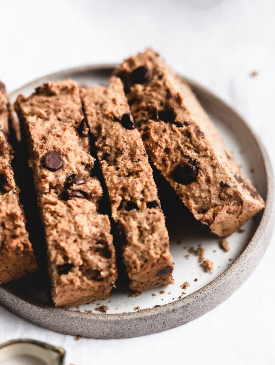 Vegan Spelt Banana Bread PlantBased Recipes by Ashley Madden