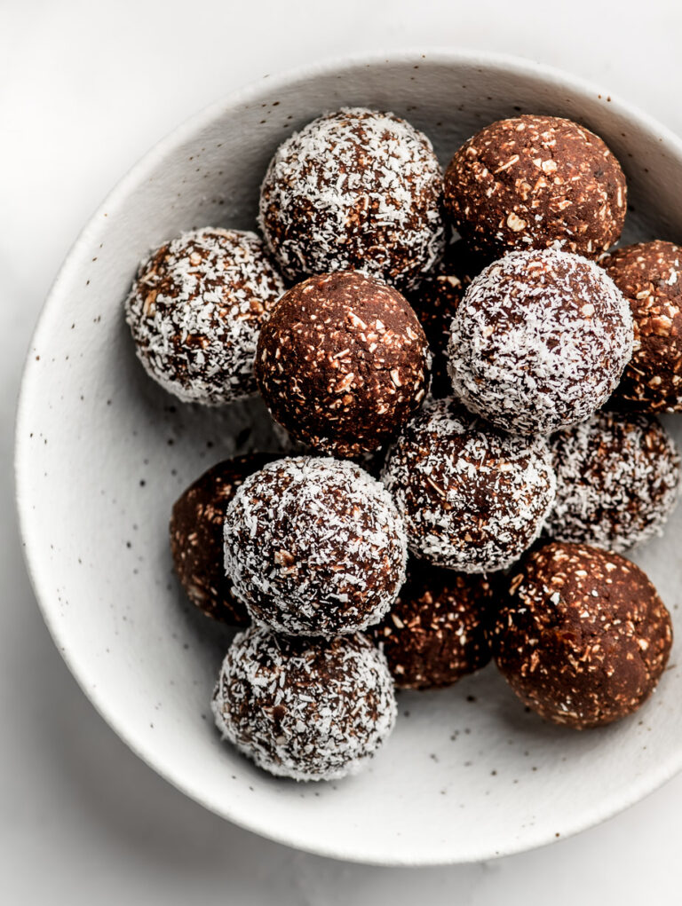 Brownie Bliss Balls (nut pulp recipe!) | Plant-Based Recipes by Ashley ...