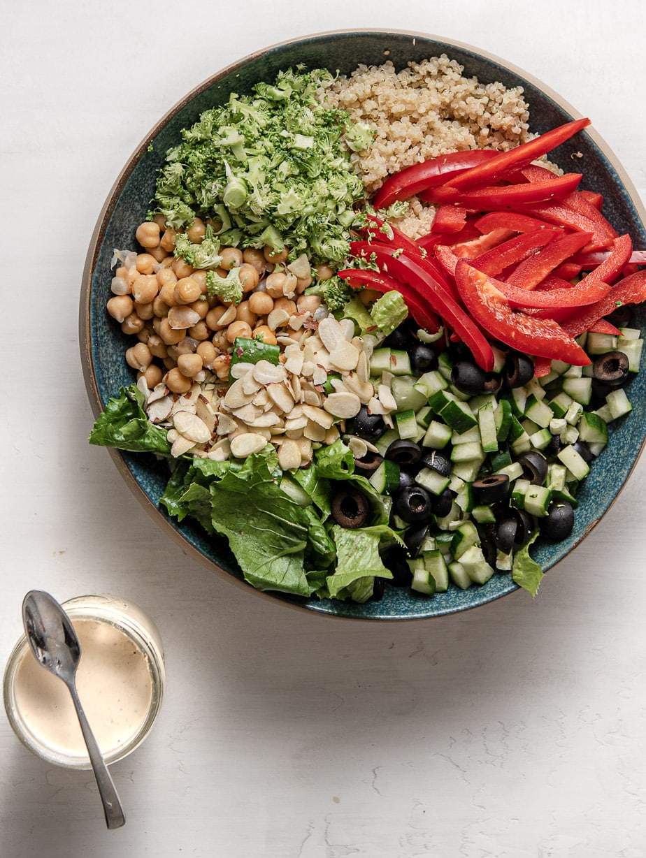 Vegan Chopped Salad | Plant-Based Recipes by Ashley Madden